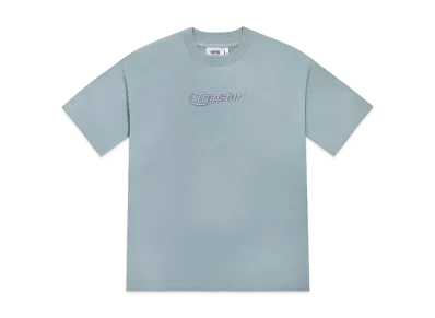 TRAPSTAR Hyperdrive Embroidered Tee "Ice Blue/Grey"