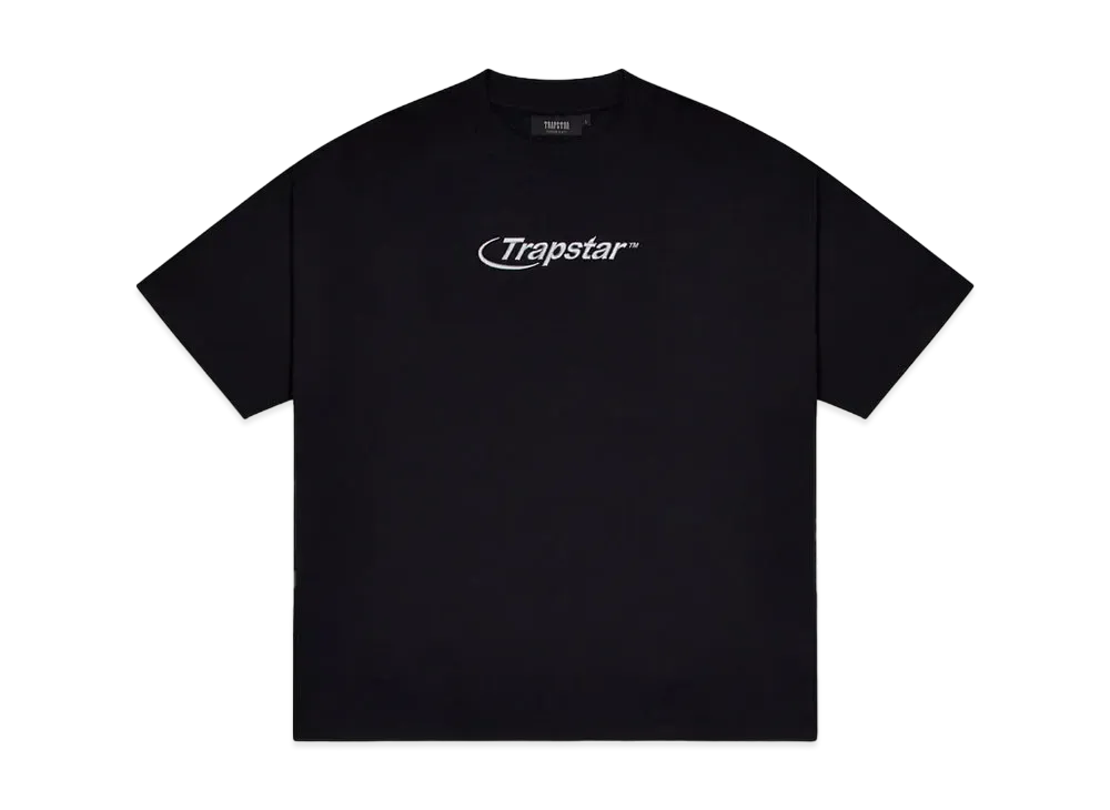 TRAPSTAR Hyperdrive Embroidered Tee "Black/Grey"