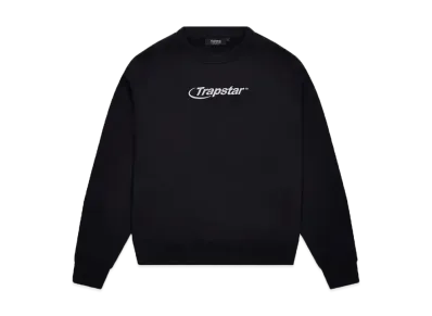 TRAPSTAR Hyperdrive Crewneck Short Set "Black"