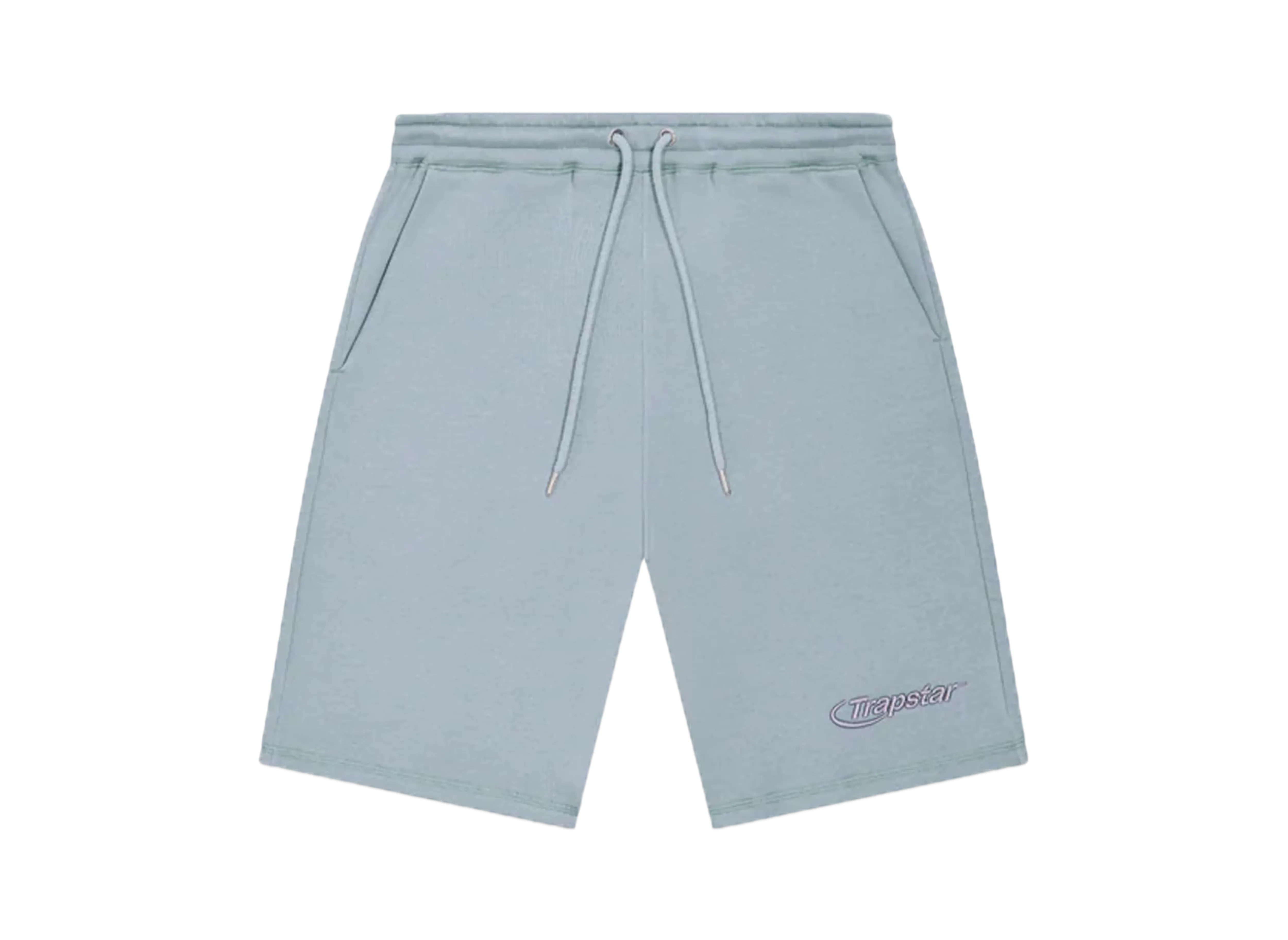 TRAPSTAR Hyperdrive Crewneck Short Set "Ice Blue"