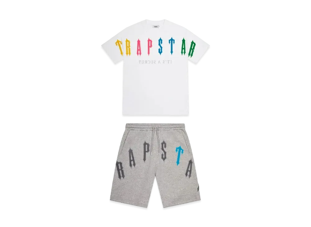 TRAPSTAR Irongate Arch 2.0 Short Set "White/Candy"