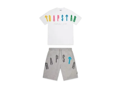 TRAPSTAR Irongate Arch 2.0 Short Set "White/Candy"