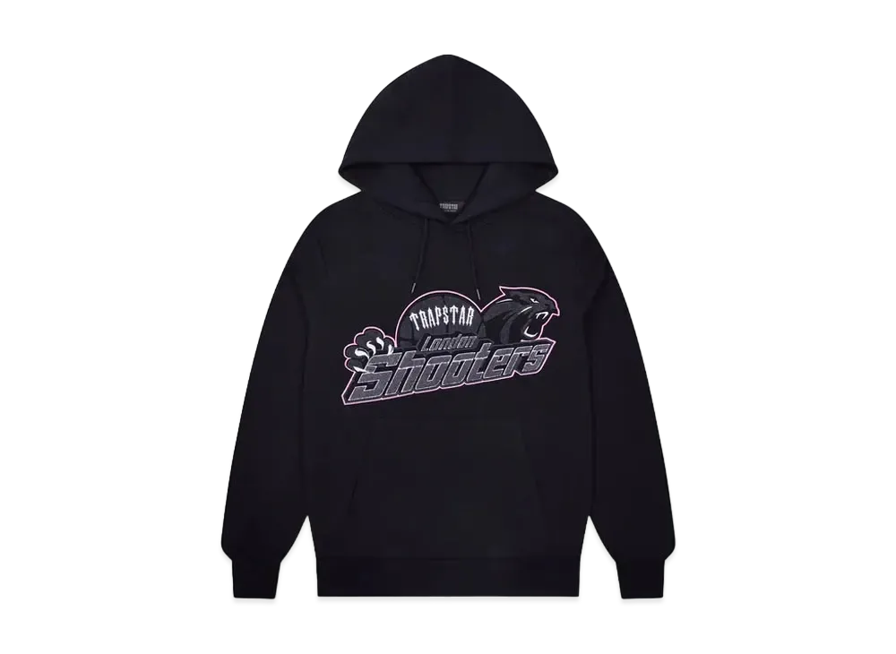 TRAPSTAR x SHOOTERS Hoodie Shorts Set "Black"