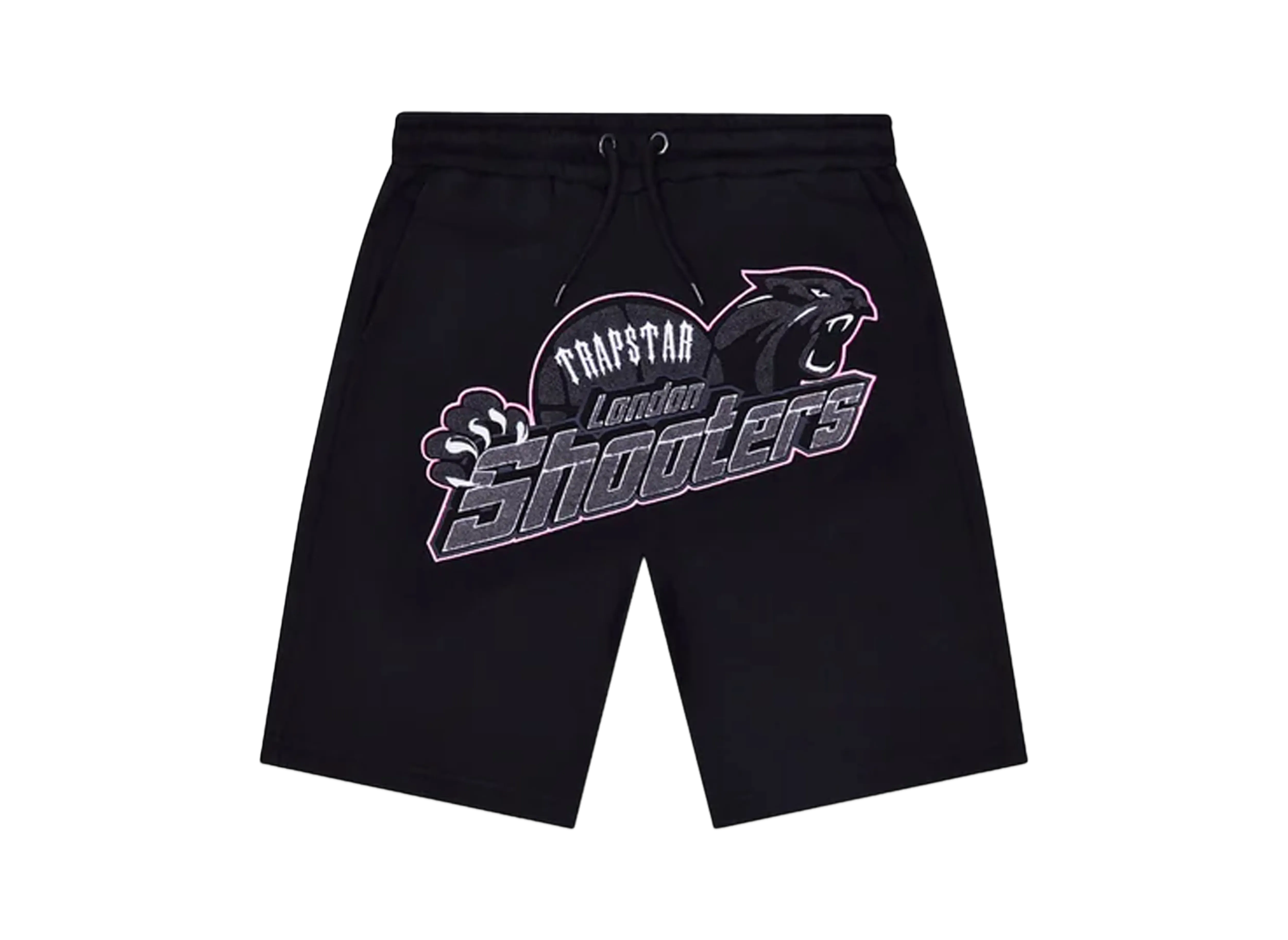 TRAPSTAR x SHOOTERS Hoodie Shorts Set "Black"
