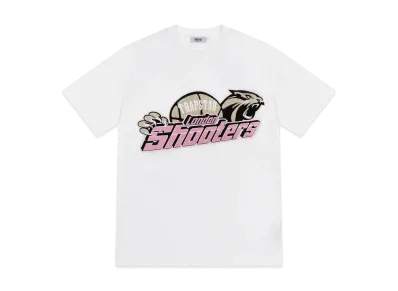 TRAPSTAR x SHOOTERS Chenille T-Shirt "White/Pink"