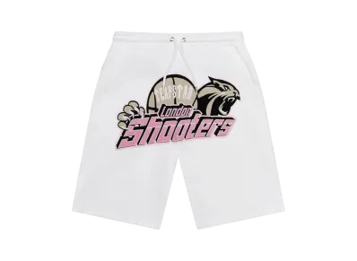 TRAPSTAR x SHOOTERS Chenille Short Set "White/Pink"