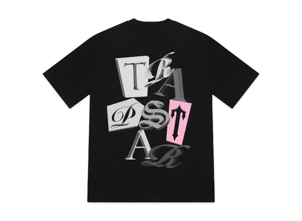 TRAPSTAR TS Script Tee "Black/Pink"