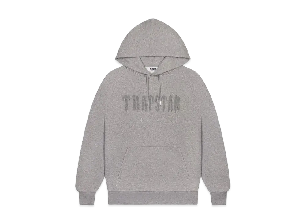 TRAPSTAR Chenille Decoded Hoodie "Gray"