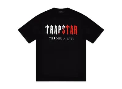 TRAPSTAR Chenille Decoded Short Set "Black/Red"