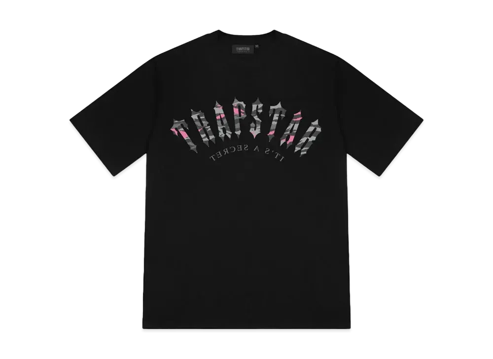 TRAPSTAR Irongate Arch Camo Tee "Black/Pink"