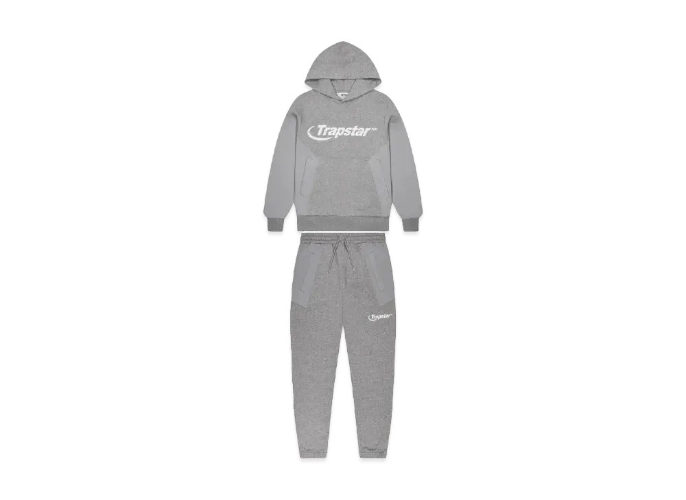 TRAPSTAR Chenille Hyperdrive Panel Tracksuit "Gray"
