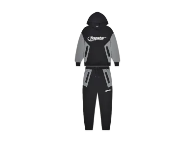 TRAPSTAR Chenille Hyperdrive Panel Tracksuit "Black"