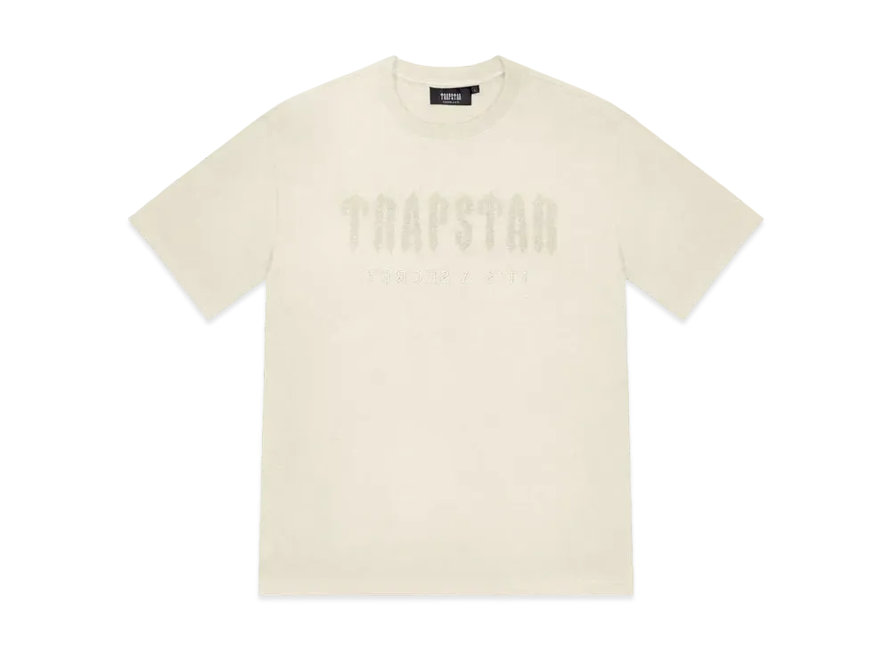 TRAPSTAR Chenille Decoded T-Shirt "Off White"