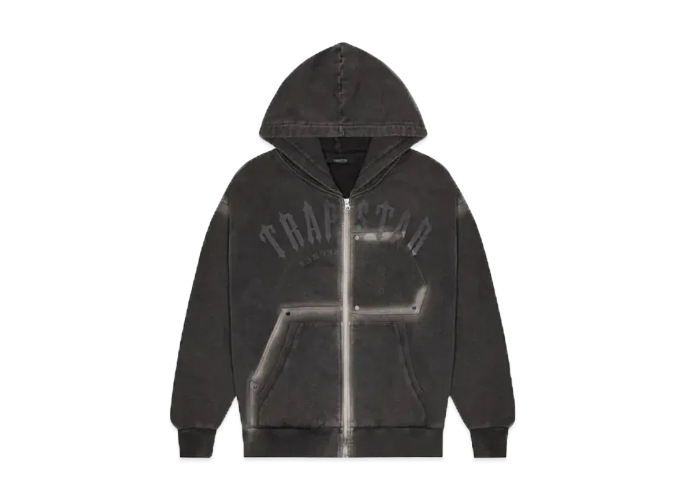 TRAPSTAR Irongate Rivet 2.0 Tracksuit "Washed Black"