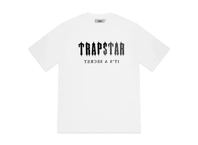 TRAPSTAR Chenille Decoded Short Set "White/Grey"
