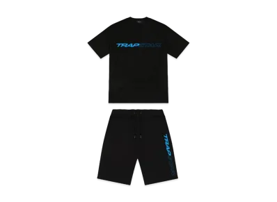 TRAPSTAR Full Speed Shorts Set "Black"