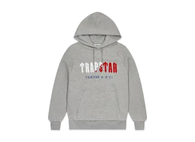 TRAPSTAR Decoded Chenille Hooded Tracksuit "Grey/Blue/Red"
