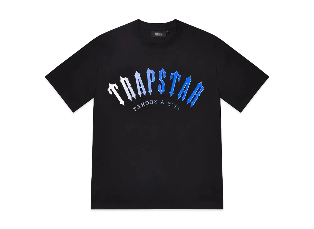TRAPSTAR Irongate Arch Gel Tee "Black/Blue"