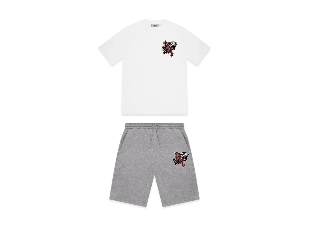 TRAPSTAR TSL Shooters Print Shorts Set "Gray"