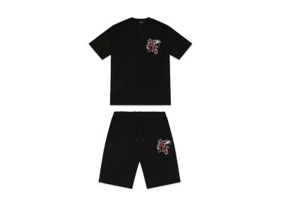 TRAPSTAR TSL Shooters Print Shorts Set "Black"