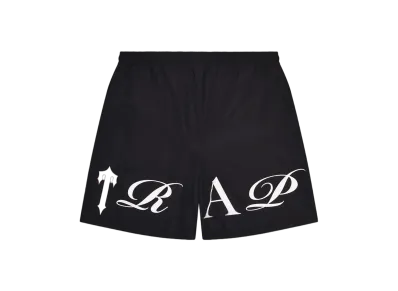 TRAPSTAR Script Shell Shorts "Black/White"