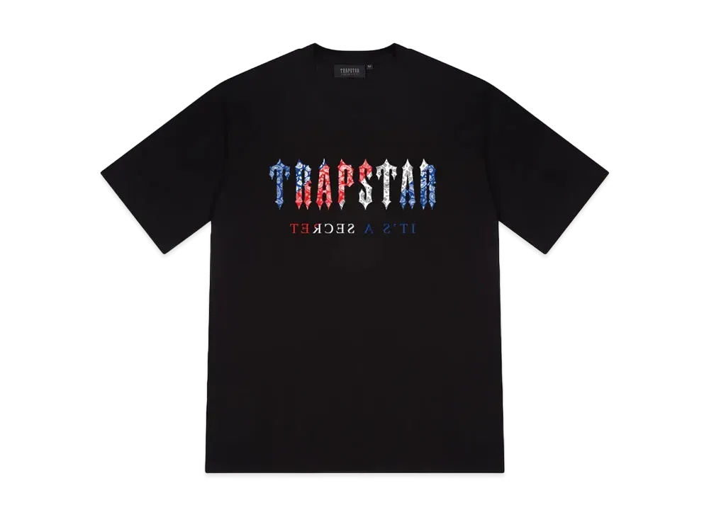 TRAPSTAR Decoded Paisley Revolution Tee "Black"