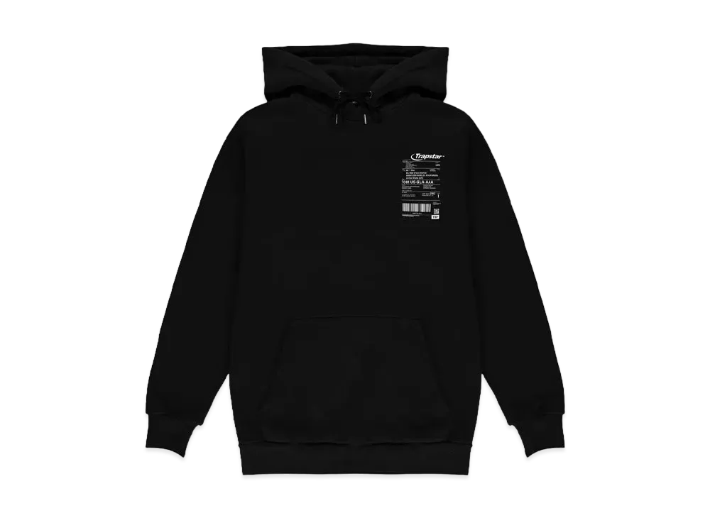TRAPSTAR International Shipping Hoodie "Black"
