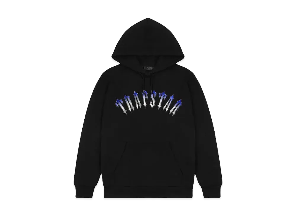 TRAPSTAR Liquid Ice Arch Hoodie "Black"