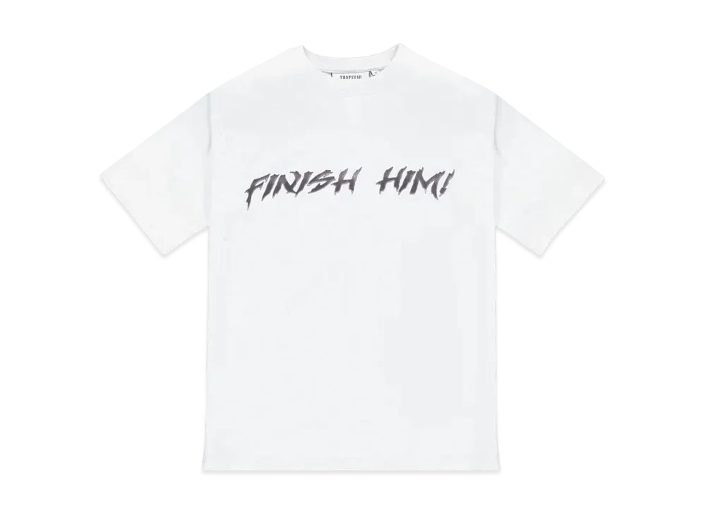 TRAPSTAR x Mortal Kombat Finish Him Tee "White"