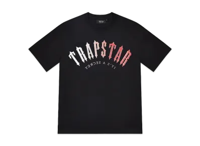 TRAPSTAR Irongate Arch Gel Tee "Black/Red"
