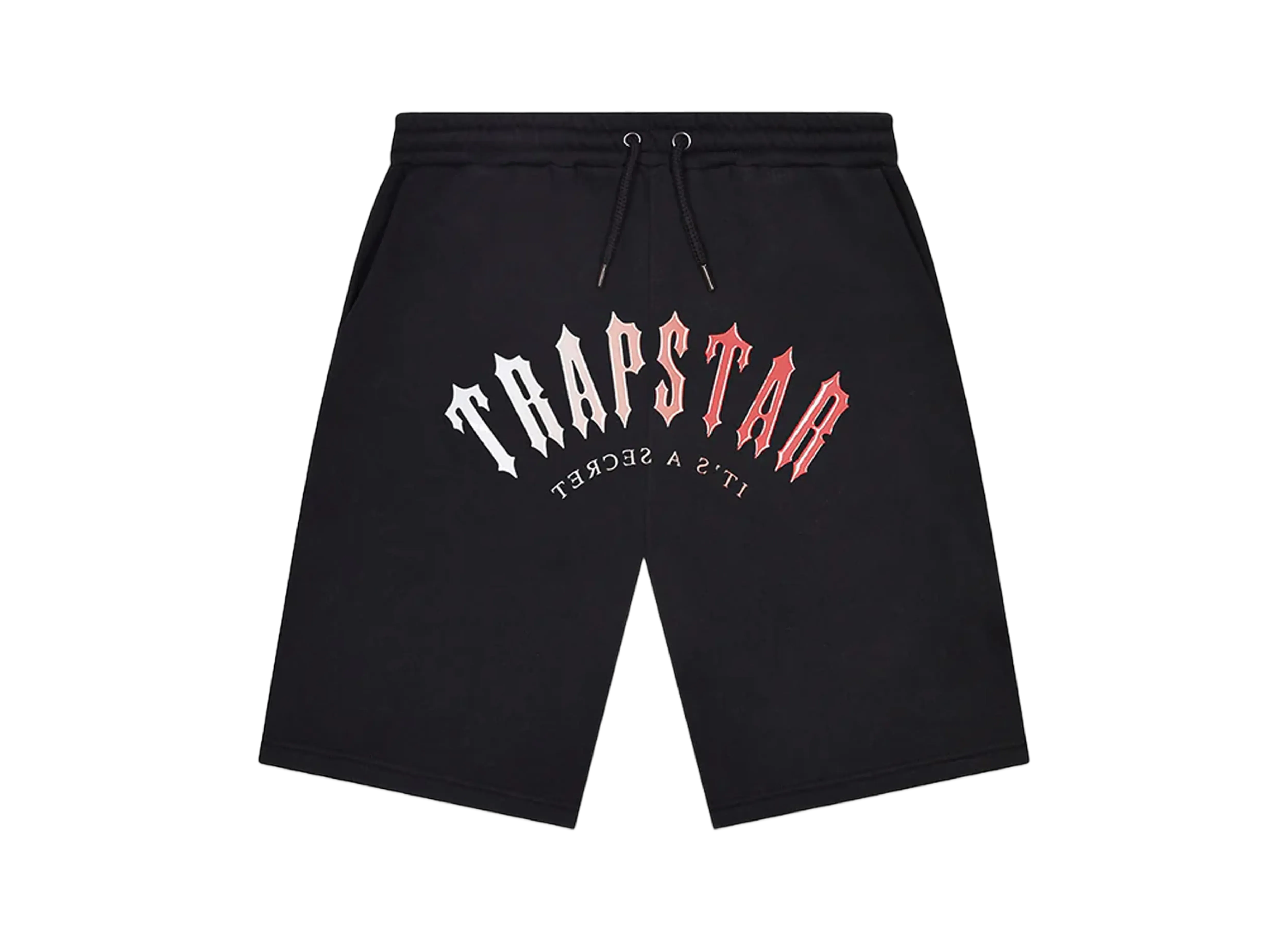 TRAPSTAR Irongate Arch Gel Shorts "Black/Red"