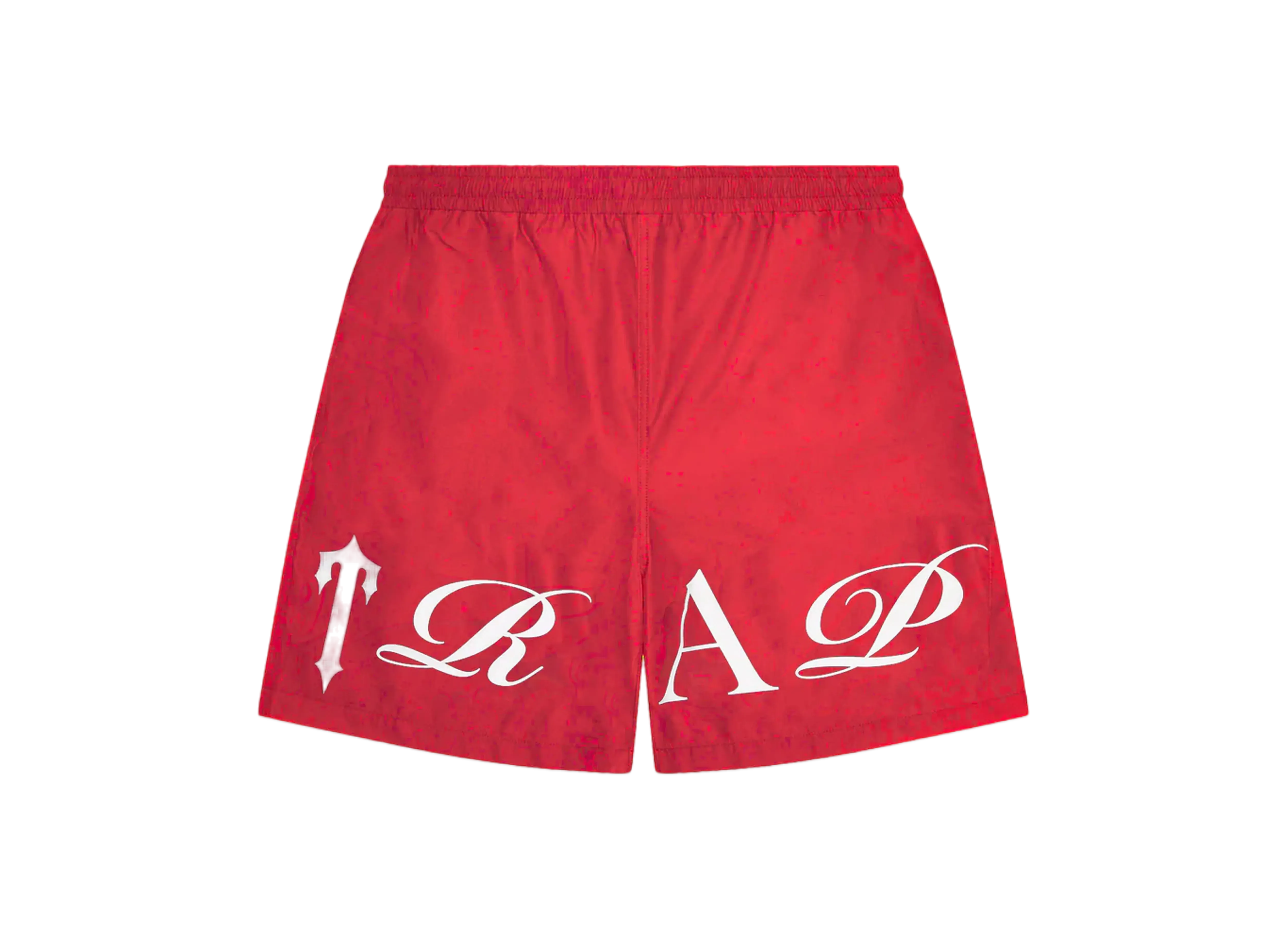 TRAPSTAR Script Shell Shorts "Red/White"