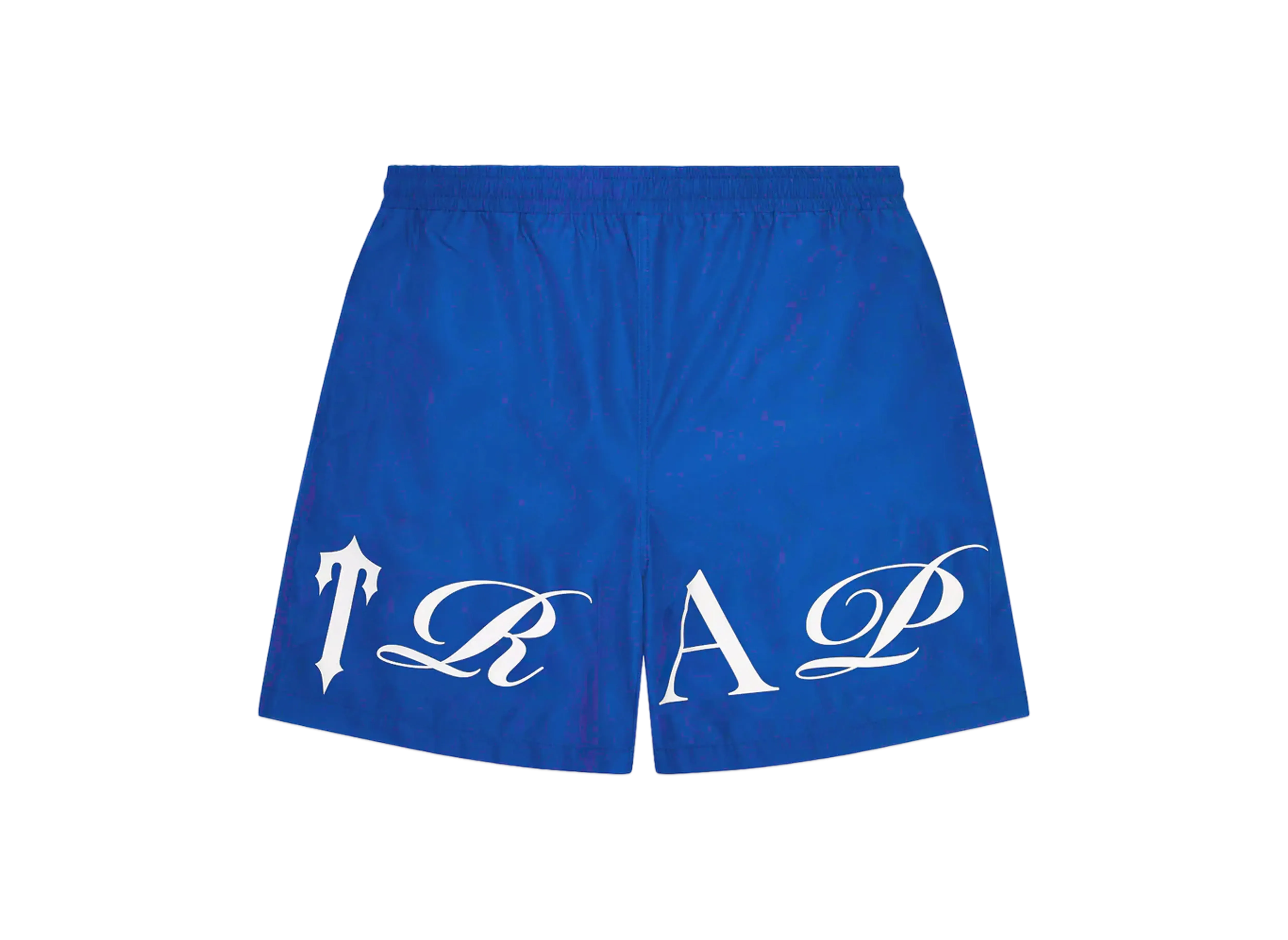 TRAPSTAR Script Shell Shorts "Blue/White"