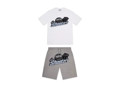 TRAPSTAR Shooters Short Set "White/Light Blue"