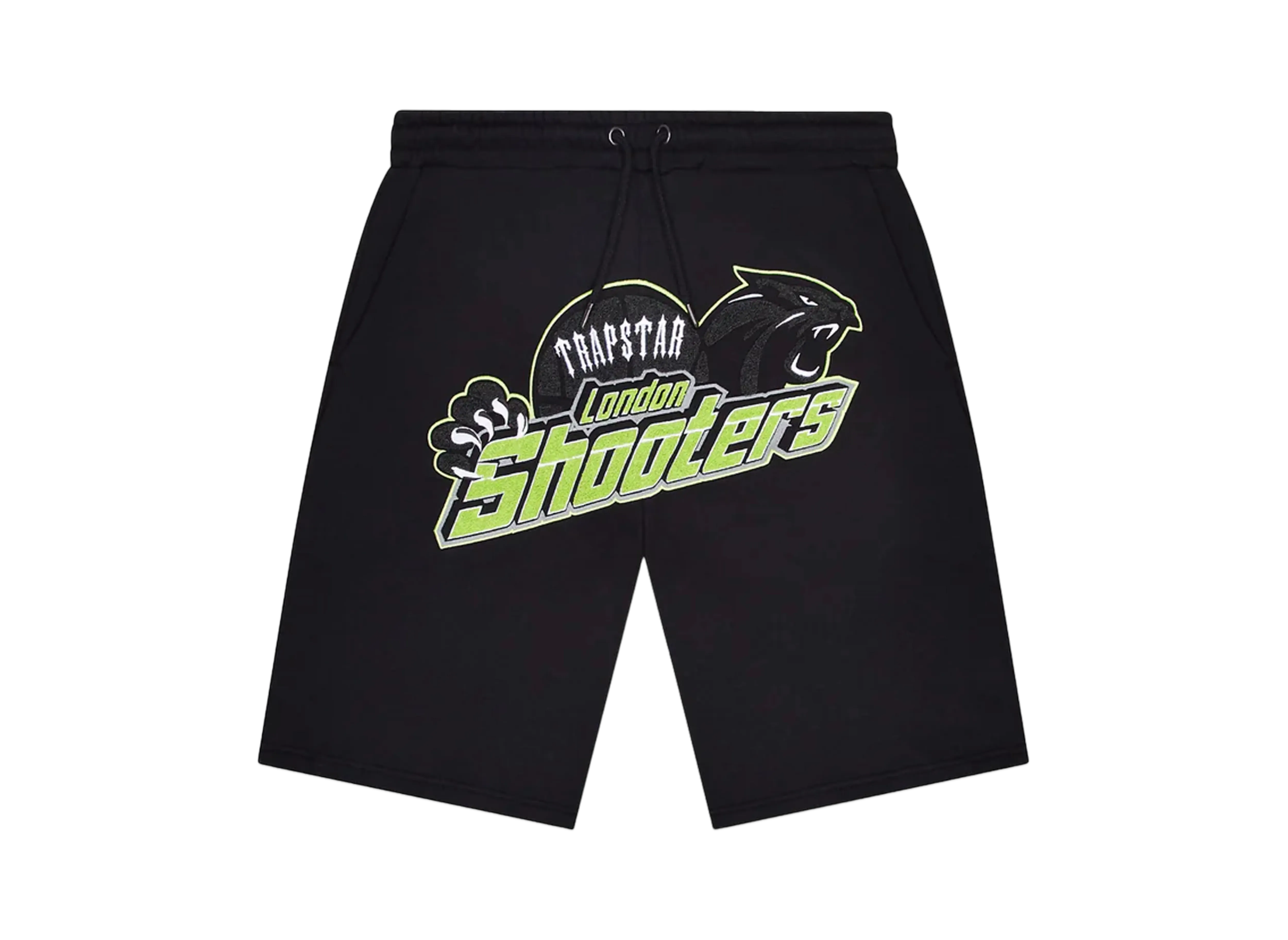 TRAPSTAR Shooters Short Set "Black/Slime"