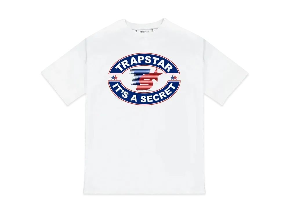 TRAPSTAR It'S A Secret Print Tee "White/Grey"