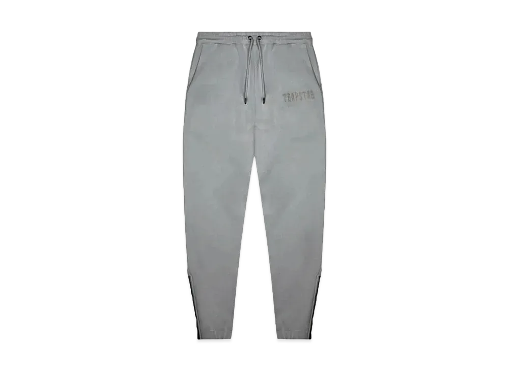 TRAPSTAR Chenille Decoded Jogger "Ice Grey"