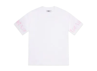 TRAPSTAR Script Tee "White/Pink"
