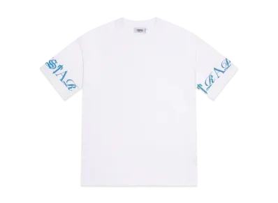TRAPSTAR Script Tee "White/Blue"