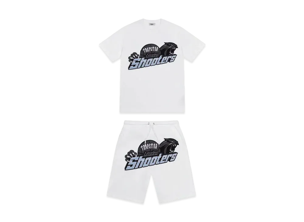 TRAPSTAR Shooters Short Set "White/Blue"