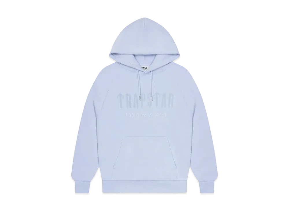 TRAPSTAR Chenille Decoded Hoodie "Ice Blue"