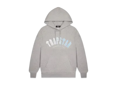 TRAPSTAR Irongate Arch Hooded Gel Tracksuit "Grey/Blue"
