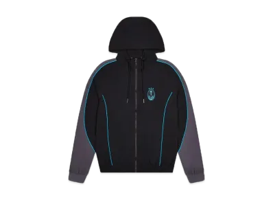 TRAPSTAR Irongate Crest Shell Tracksuit "Black/Teal"