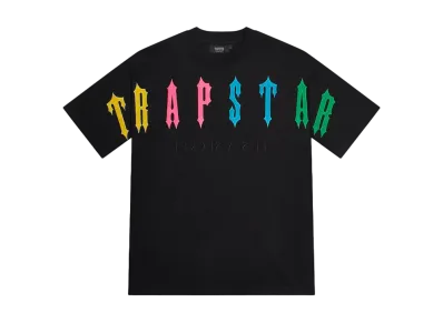 TRAPSTAR Pre Order Irongate Arch 2.0 Short Set "Black/Candy"