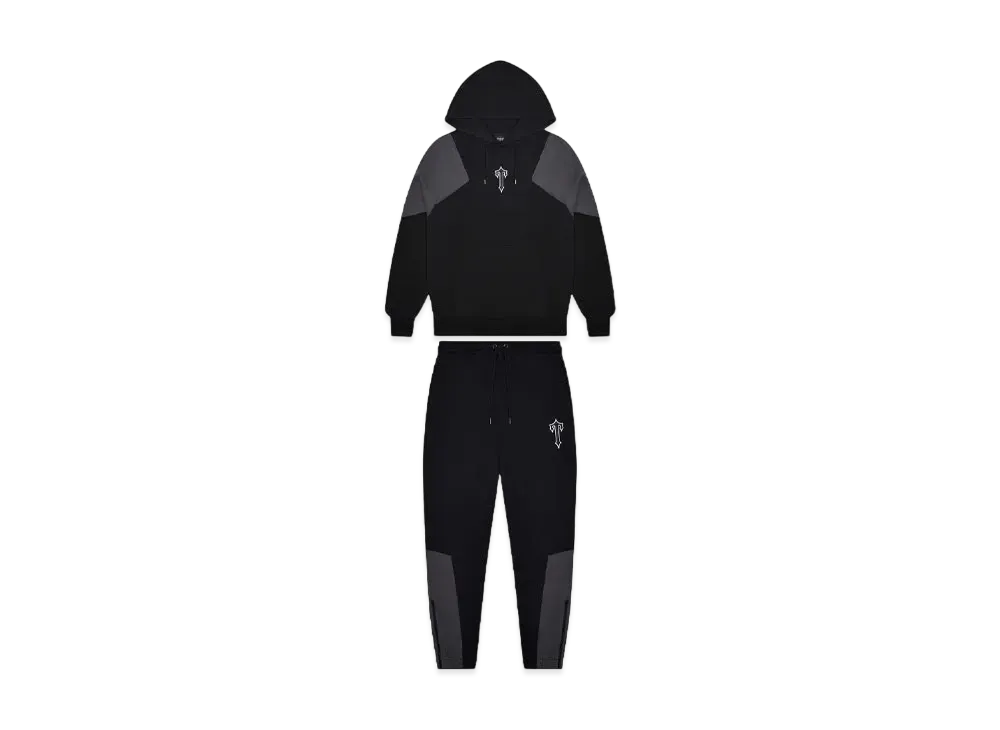 TRAPSTAR Irongate T Panel Tracksuit "Black"