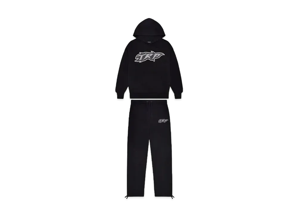 TRAPSTAR TRP Flame Tracksuit "Black"
