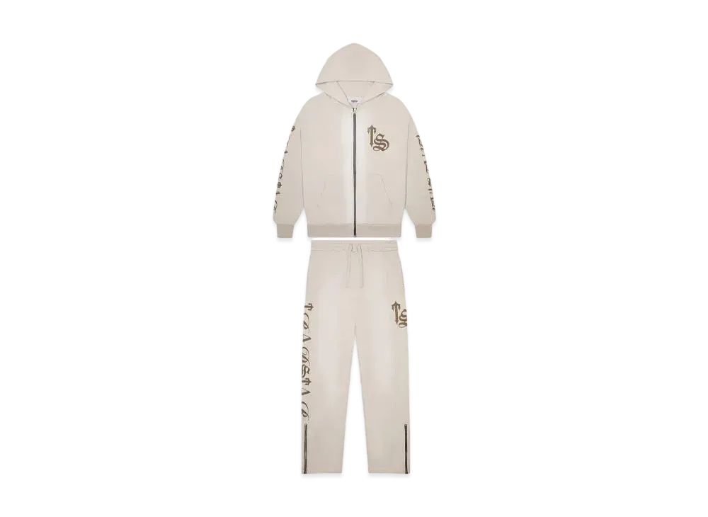 TRAPSTAR Script Spray Tracksuit "Sand"
