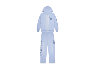 TRAPSTAR Script Spray Tracksuit "Blue"