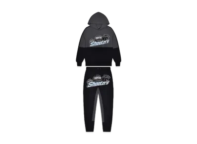 TRAPSTAR Shooters Panel Tracksuit "Black/Blue"
