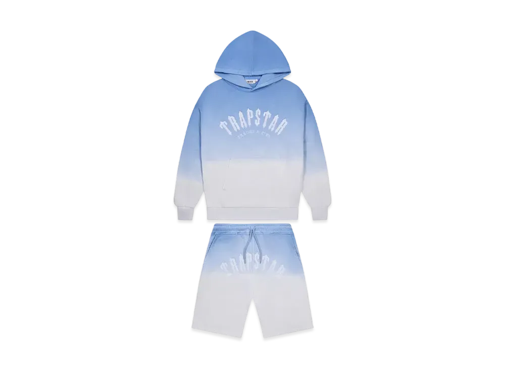 TRAPSTAR Arch Irongate Gradient Shorts Set "Blue"
